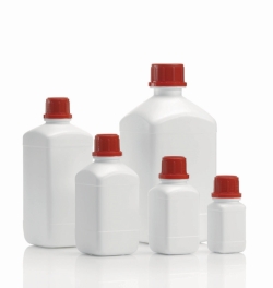 Slika Square reagent bottles without closure, HDPE