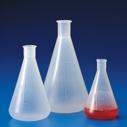 Slika Erlenmeyer flasks with NS neck, PP