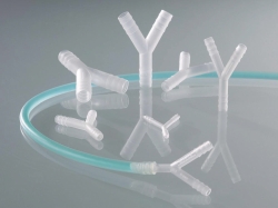 Tubing connectors, Y-shape, PP