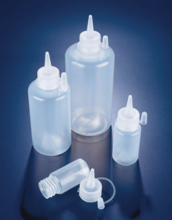 Slika Round bottles with dropping closure, LDPE