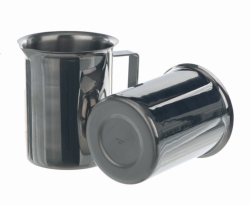 Slika Beakers, stainless steel, with rim, spout and handle