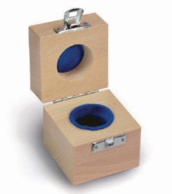 Wooden boxes for calibration weights, classes E1, E2, F1