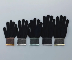 Slika Gloves ASPURE BLACK, PU-coated