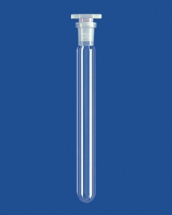 Slika Test tubes with NS joint, without graduation, DURAN<sup>&reg;</sup> tubing, with hexagonal stopper