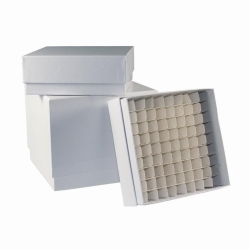 Slika LLG-Cryogenic storage boxes, plastic coated, white