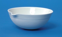 Slika LLG-Evaporating dishes with round bottom, porcelain, medium form