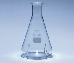 Baffled flasks, Pyrex<sup>&reg;</sup>borosilicate glass