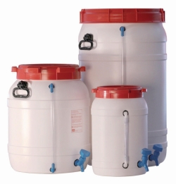 Kegs, wide mouth, HDPE