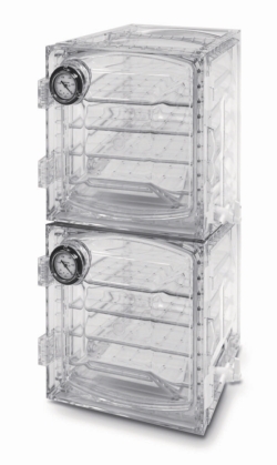 LLG-Vacuum desiccator cabinets, polycarbonate, square form, &quot;Heavy Duty&quot;
