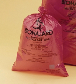 Slika Disposal bags, Biohazard, super strength, PP, 50 &micro;m