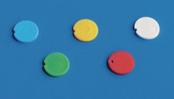 Cap inserts, PP, for reaction tubes
