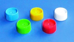 Tamper-evident caps, PP, for micro tubes