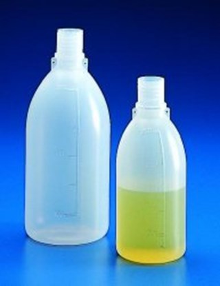 Slika Narrow-mouth bottles without closure, PE, graduated