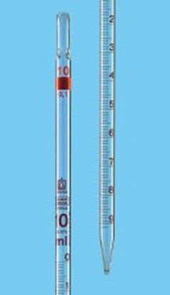 Slika Graduated pipettes, total delivery, AR-glass<sup>&reg;</sup>, class B, amber graduations, type 3