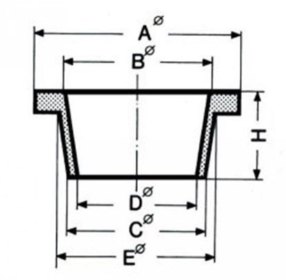 Slika Filter rings, rubber