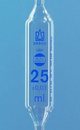 Slika Volumetric pipettes, USP, class AS, AR-glass<sup>&reg;</sup>, blue graduation