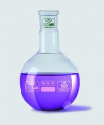 Slika Round bottom flasks, borosilicate glass 3.3