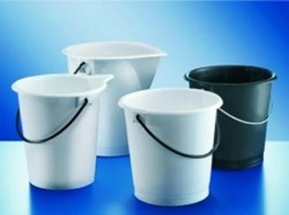 Slika Buckets, HDPE, series 610/615, grey, without spout