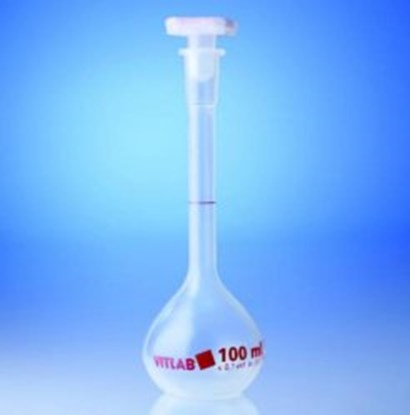 Slika Volumetric flasks, plastic, Class B