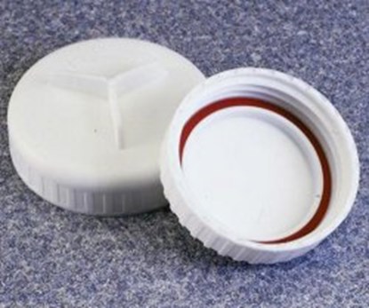 Slika Sealing cap assemblies with silicone seal Nalgene&trade;, PP