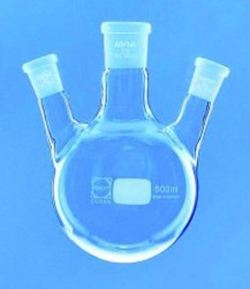 Slika Three-neck round-bottom flasks, side necks angled, DURAN<sup>&reg;</sup>