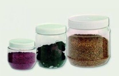 Slika Wide mouth jars, PET, with screw cap, PP