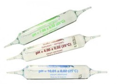 Slika pH buffer solutions in ampoules, standard