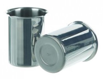 Slika Beakers, stainless steel, with rim and spout