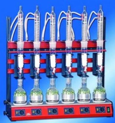 Slika Serial Extraction Apparatus behrotest<sup>&reg;</sup> for Soxhlet-/Fat-Extraction