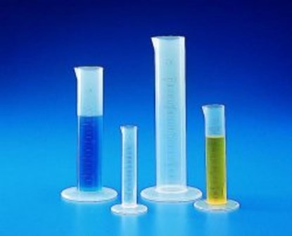 Slika Measuring Cylinders, PP, Short Form, Moulded Graduations