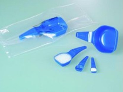 Slika Disposable measuring spoons, PS, blue