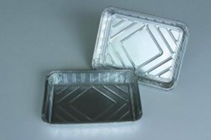 Slika Aluminium containers, square